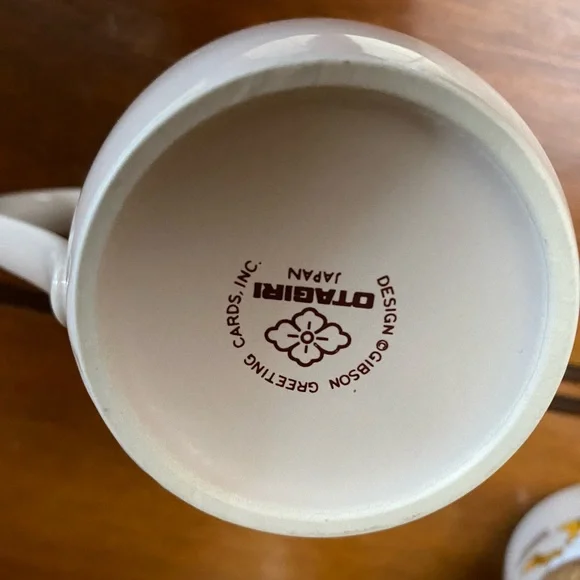 Otagiri Japan Gilded Goose Mug set of 4 - Picture 6 of 6